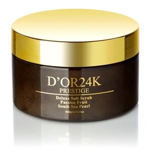 D'OR 24 K Prestige Deluxe Salt Scrub Lavender Salt Sea Pearl New